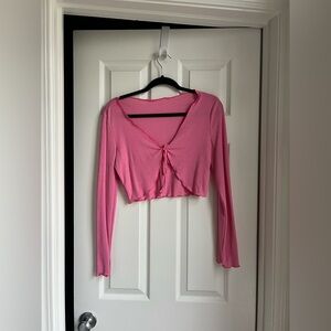 Trendy Pink Crop Top for Women